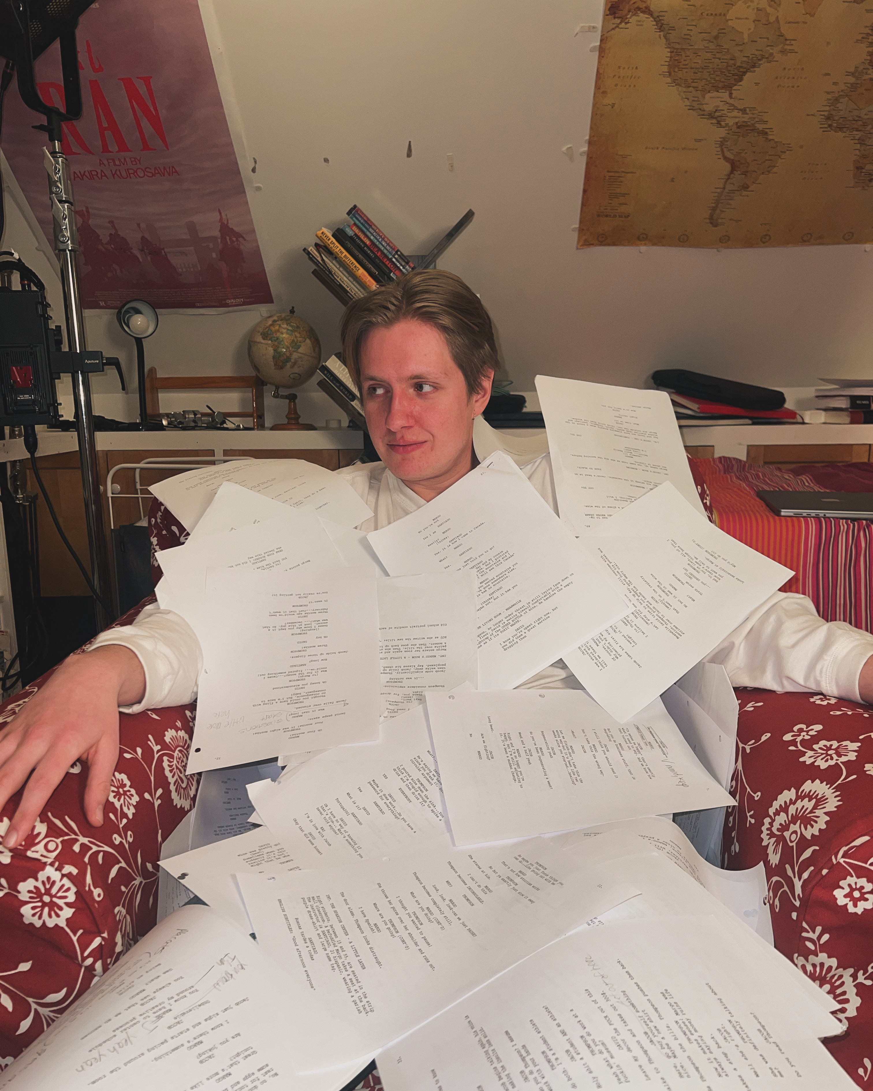 Evan Bard with screenplay